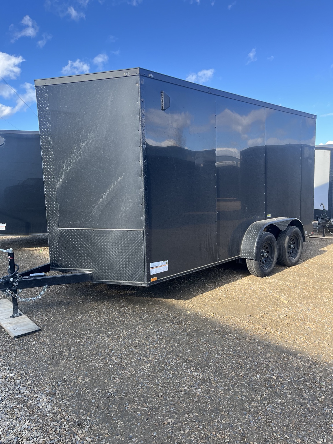 2027 Yes Drive 7×14 Enclosed Cargo Trailer — Blackout