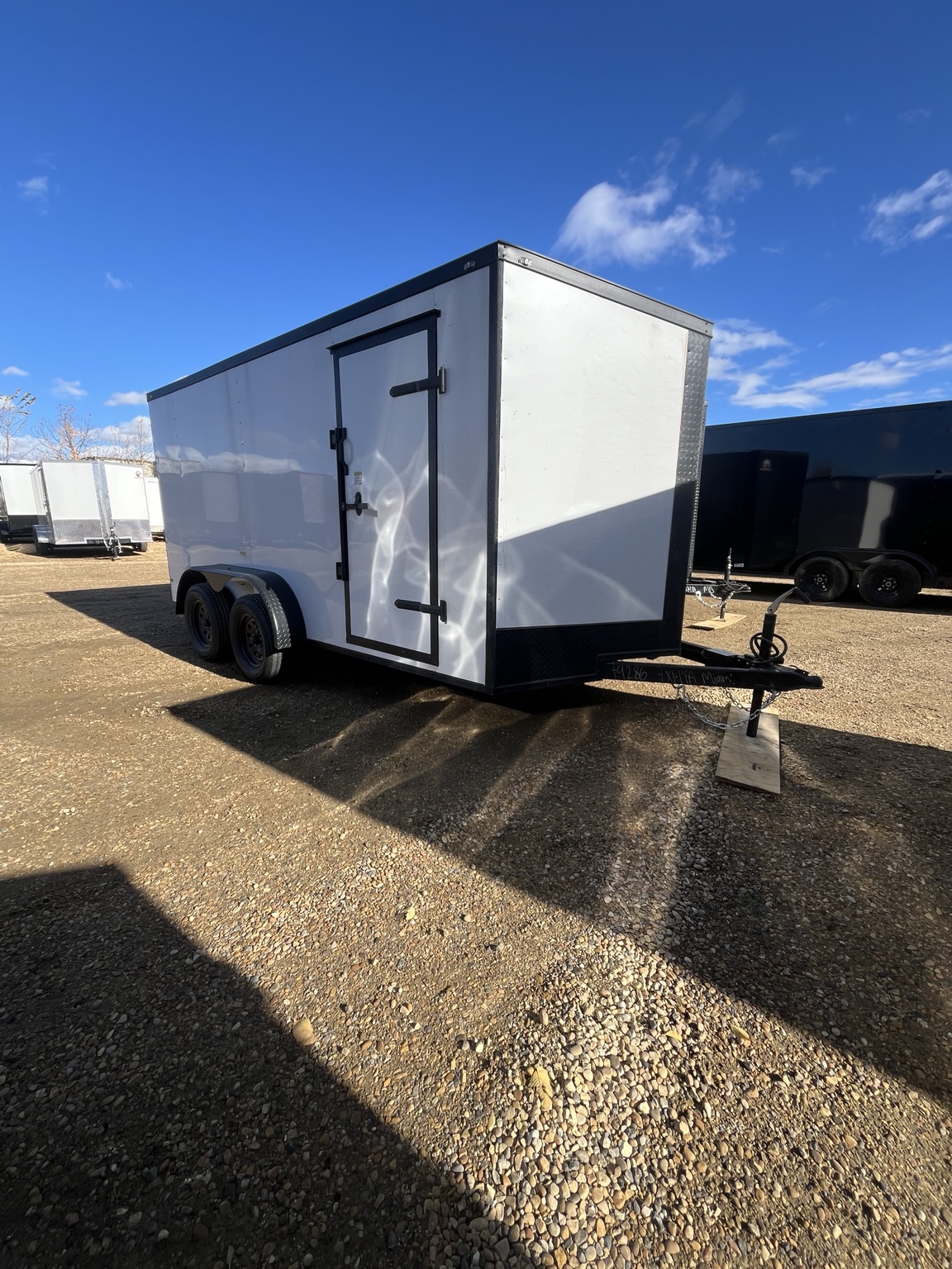 2027 Yes Drive 7×14 Enclosed Cargo Trailer — Blackout