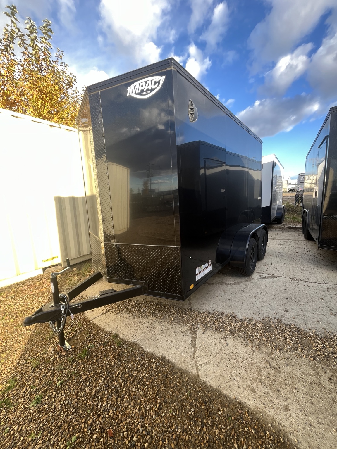 2027 Impact Quake 6×12 Enclosed Cargo Trailer — Blackout